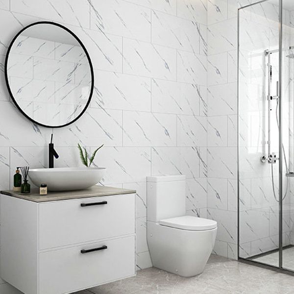 Lisslune | Single Tile Wallpaper PVC Rectangular Peel and Stick Splashback
