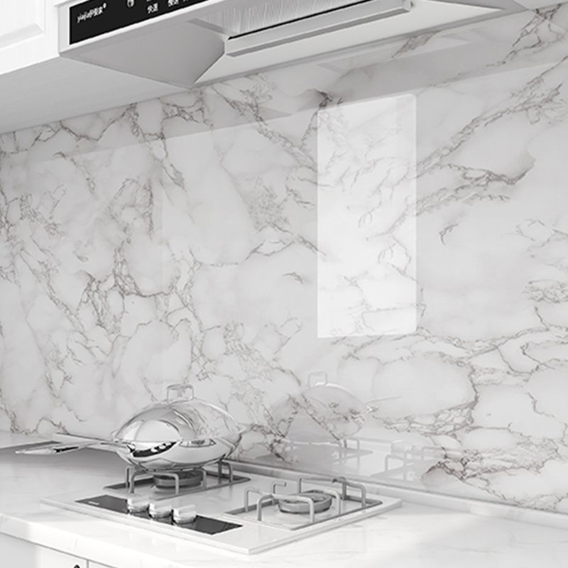 Lisslune | 23.6" Rectangular Single Tile PVC Peel and Stick Floor Tile for the Kitchen