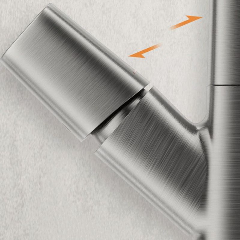 Lisslune | Modern Faucet Sink Tap Brass Lever Handles Swivel Spout Sink Tap
