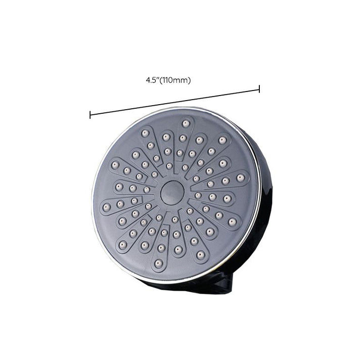 Lisslune | Round Fixed Shower Head Traditional Style Metal 5-Inch Fixed Shower Head