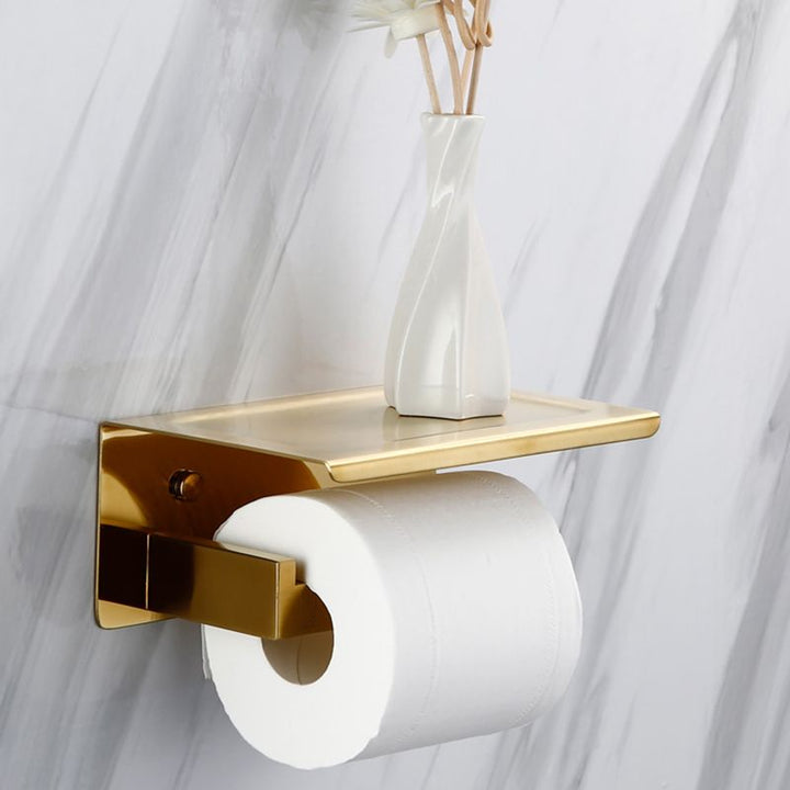 Lisslune | Traditional Style Brass Bathroom Accessories as Single Piece or in Set made of Metal