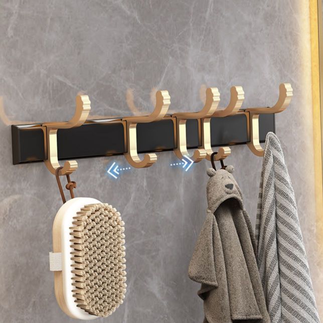 Lisslune | 7-piece traditional bathroom accessory set aluminum bathroom accessory set
