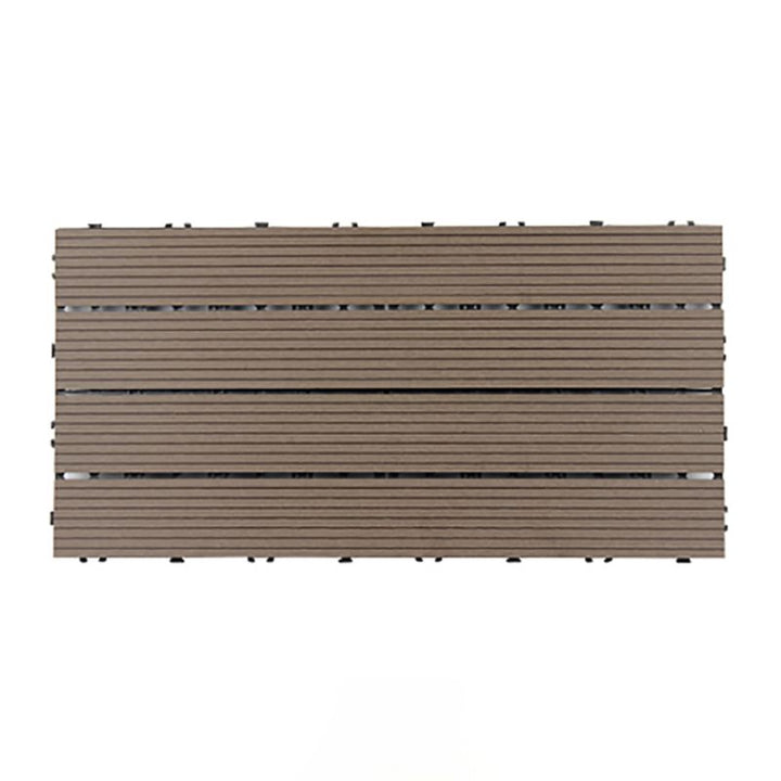 Lisslune | 12" X 24" Deck/Pavement Floor Tiles 4-Slat Decking Tiles