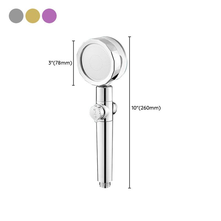 Lisslune | Modern Shower Head Handheld Shower Head Plastic Wall Mount Round Shower Head Combo