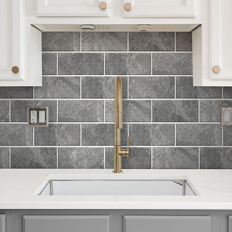 Lisslune | Modern Peel & Stick Subway Tiles PVC Wallpaper for Kitchen Backsplash