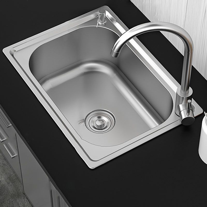 Lisslune | Modern Workstation Sink Stainless Steel Drain Arrangement and Faucet Kitchen Sink