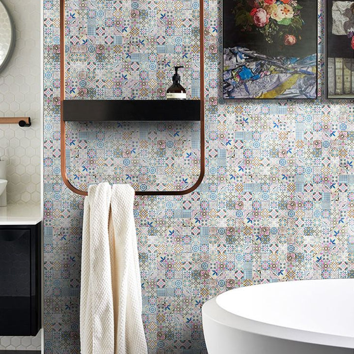 Lisslune | Modern Plastic Peel & Stick Waterproof Peel & Stick Subway Tile