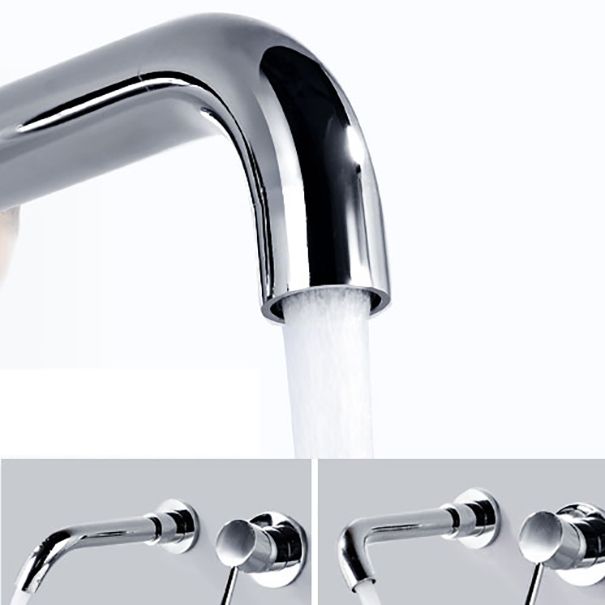 Lisslune | Wall-mounted Bronze Bathtub Filler Double Handles Bathtub Spout Bathtub Faucet Trim