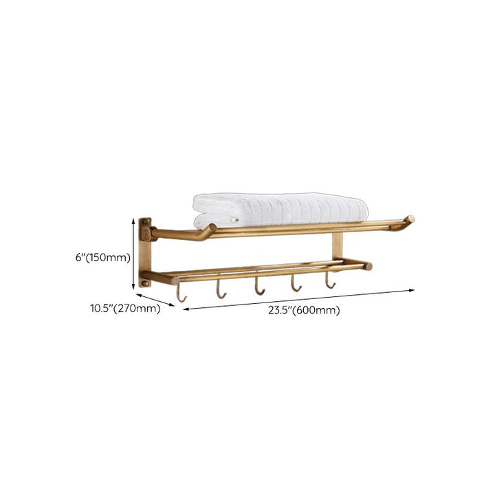 Lisslune | Traditional Bathroom Accessory Set Gold Paper Holder Bathroom Set