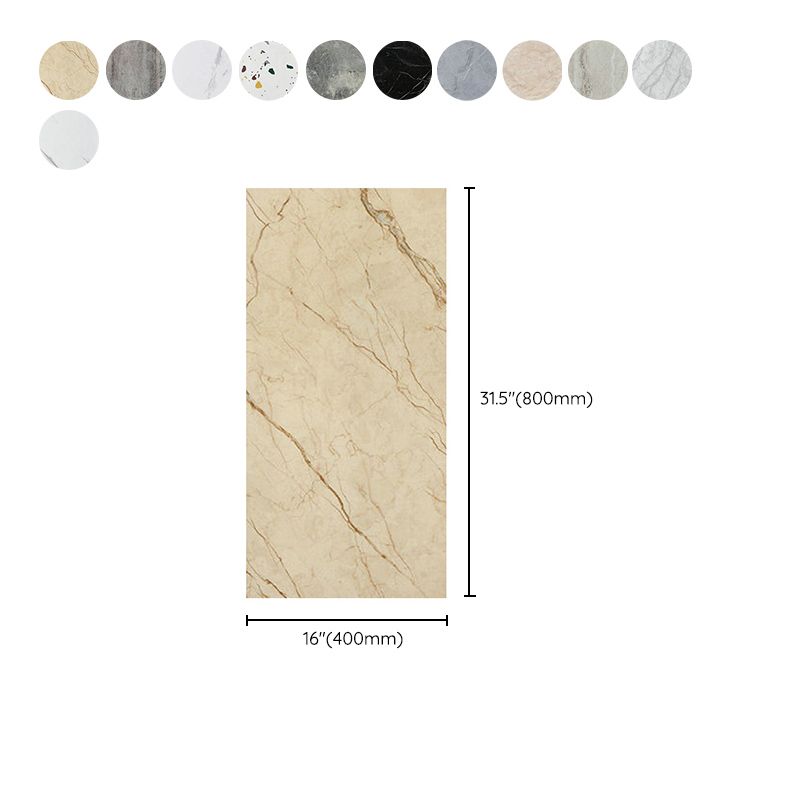 Lisslune | Wallpaper Floor Tile Marble Waterproof Wallpaper Floor Tile