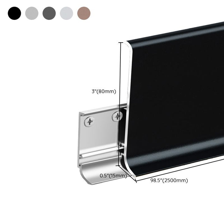 Lisslune | Trim panel metal interior scratch-resistant waterproof tin splash guard trim