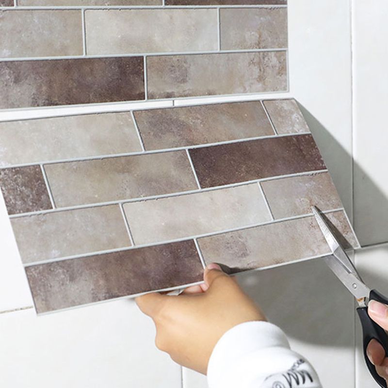 Lisslune | Peel & Stick Subway Tile Rectangle Waterproof Plastic Peel & Stick Tile for Shower