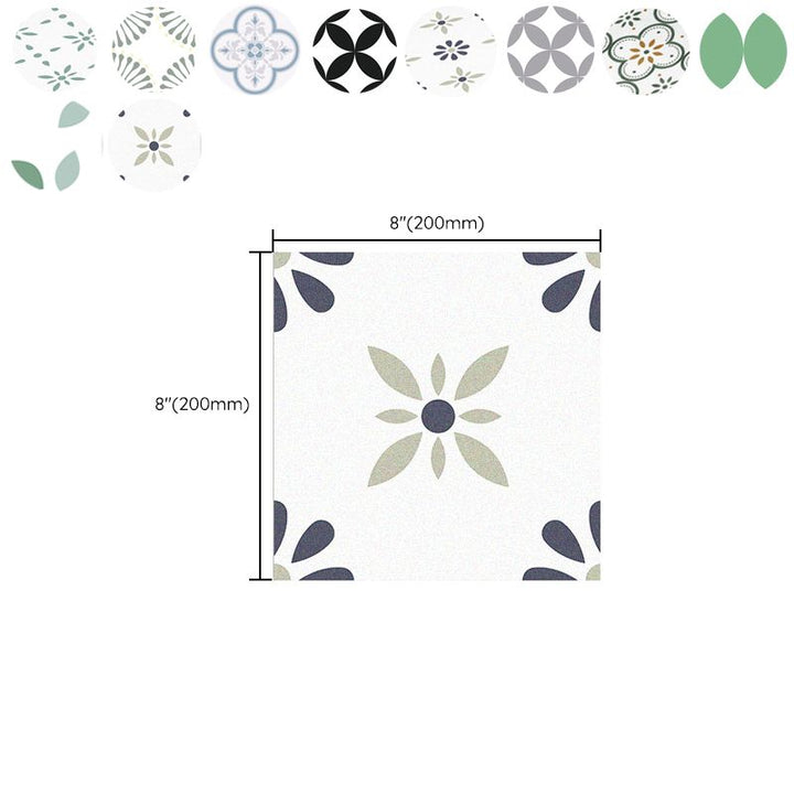 Lisslune | Modern Floor Tile Peel and Stick Ceramic Pattern PVC Flooring