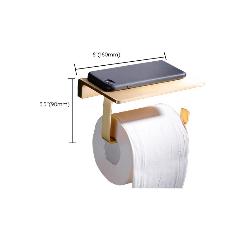Lisslune | Brushed Brass Bathroom Hardware Set Retro Golden Bathroom Accessory Set