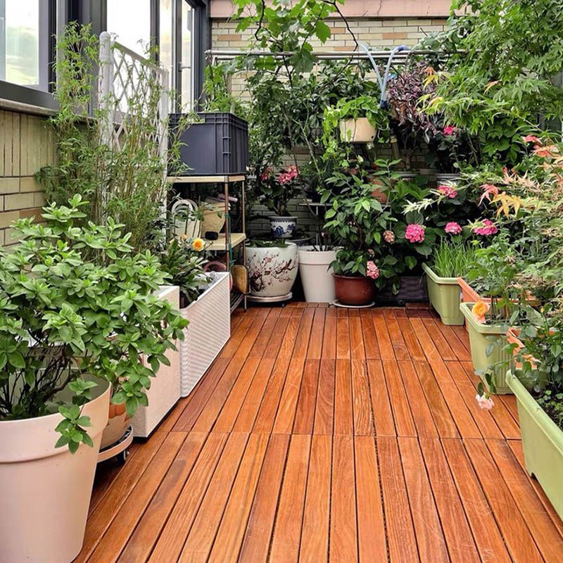 Lisslune | Basic Wood Tiles Composite Pavers Tiles for Outdoor Patio
