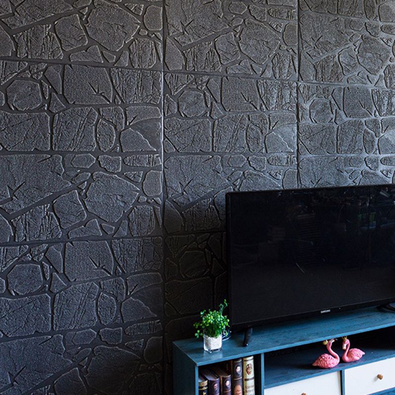 Lisslune | Modern Pearl Wainscoting PVC Wall Access Panel Peel and Stick Wall Tile for Bedroom