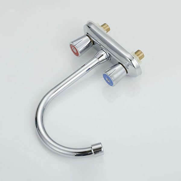 Lisslune | Button handle central faucet Contemporary design sink faucet 2-hole faucet for the bathroom