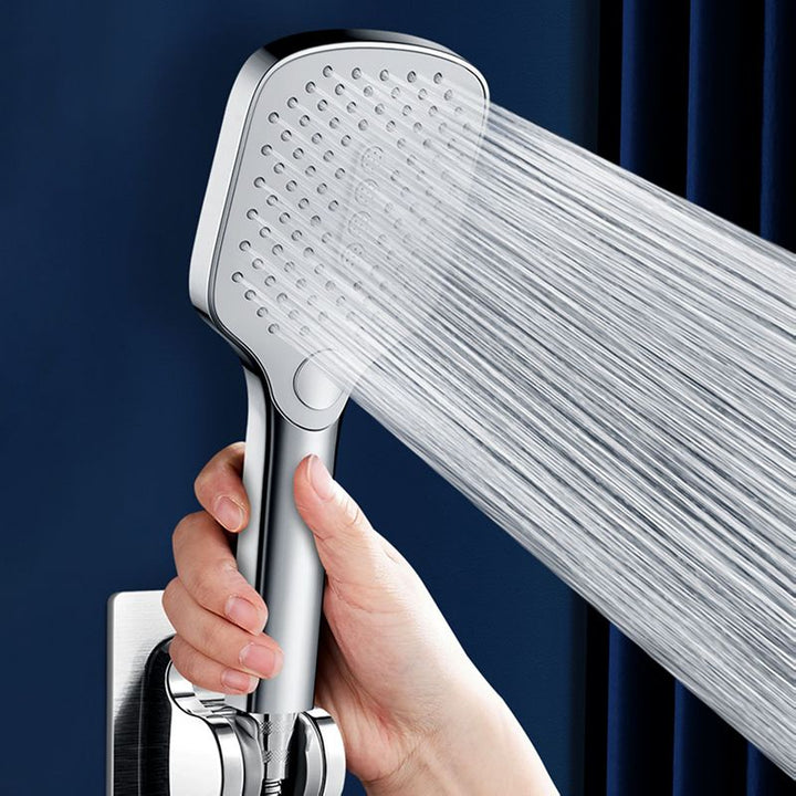 Lisslune | Contemporary Fixed Shower Head Square Metal Shower Head Combo