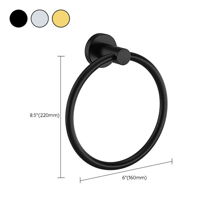 Lisslune | Traditional Bathroom Hardware Accessory Set Towel Ring/Bathrobe Hook/Towel Bar