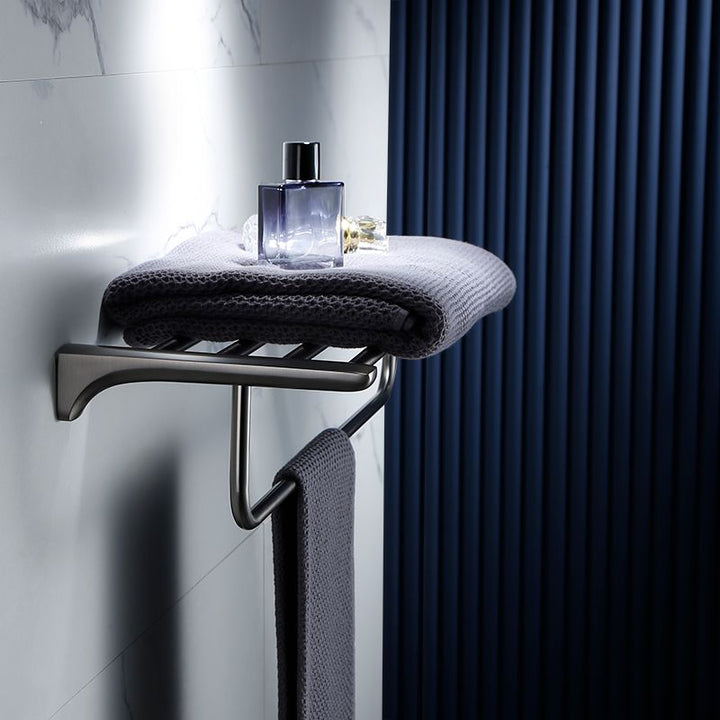 Lisslune | Gray traditional bathroom hardware set stainless steel bathroom accessory set
