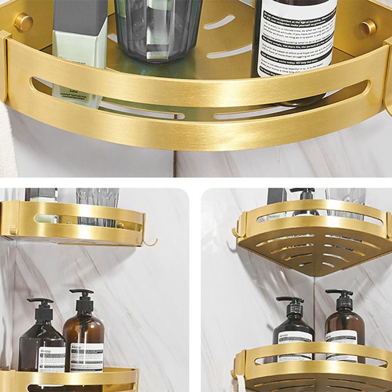 Lisslune | Modern Bathroom Hardware Paper Holder Bathroom Shelf Gold Bathroom Accessories Set