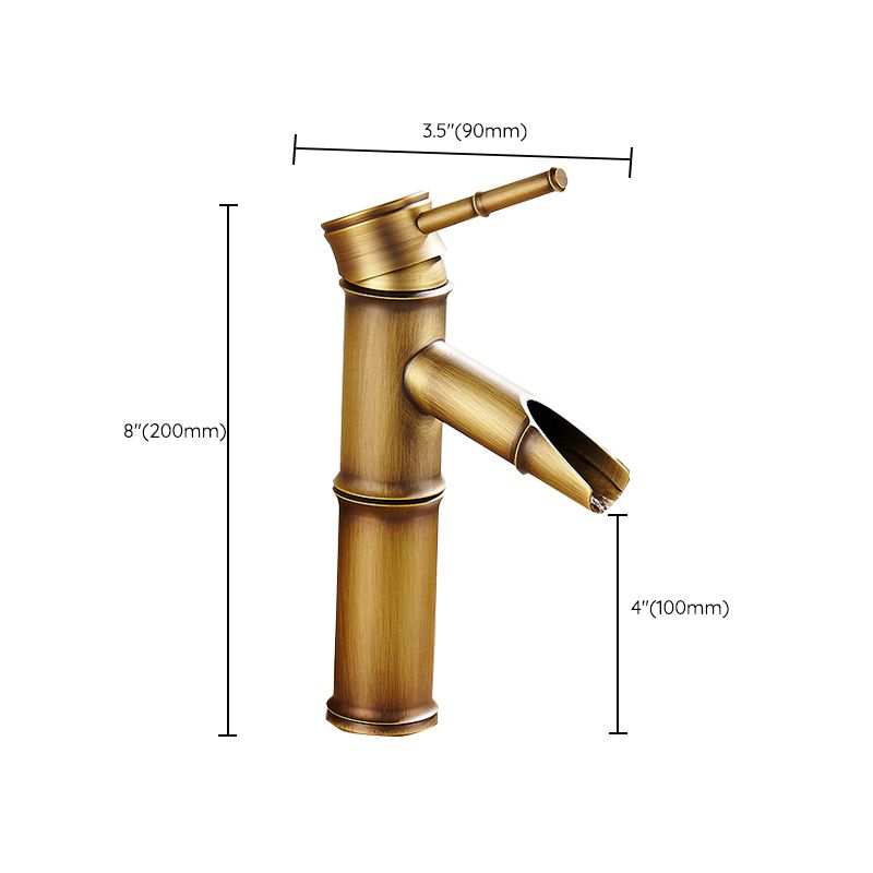 Lisslune | Country House Style Single Hole Sink Faucet with a Lever Handle