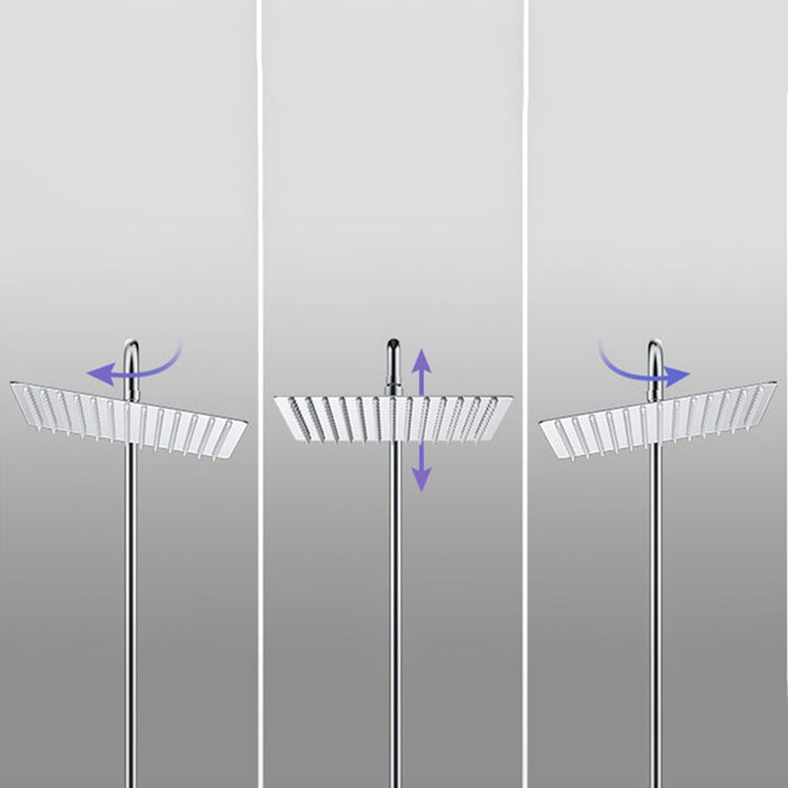 Lisslune | Modern Shower Head Combination Double Shower Head Stainless Steel Wall Mounted Shower Head