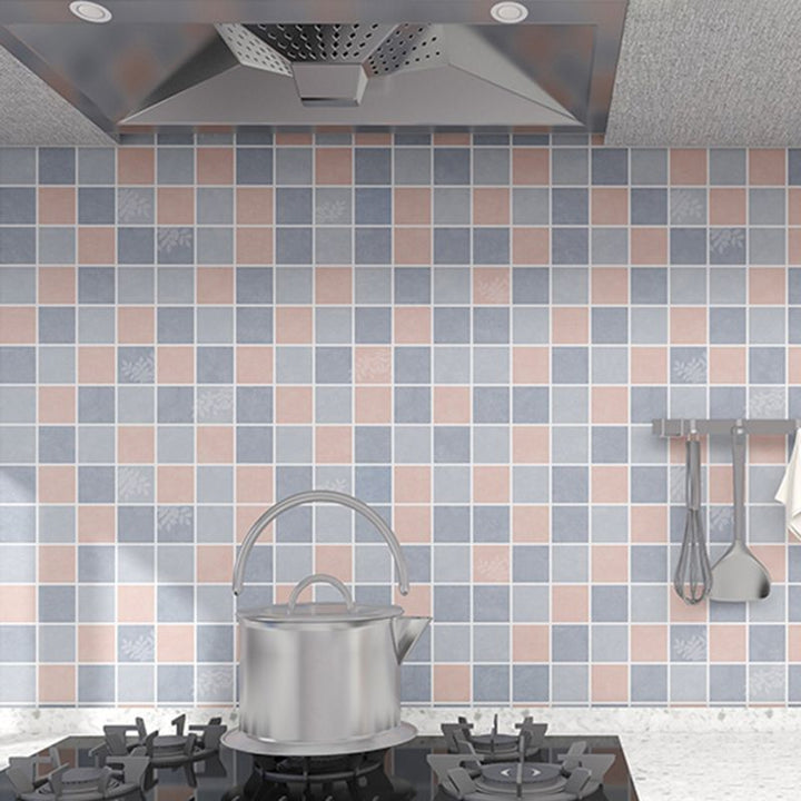 Lisslune | Modern Peel and Stick Wallpaper Smooth Removable and Adhesive Background Tiles for the Kitchen