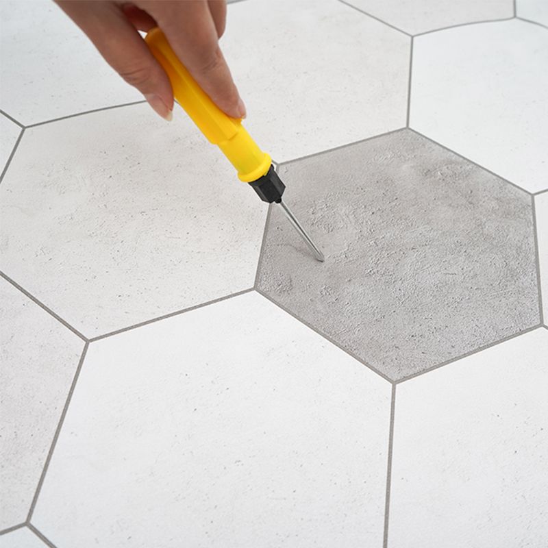 Lisslune | Modern PVC Flooring Peel and Stick Geometric Printed Vinyl Floor Planks