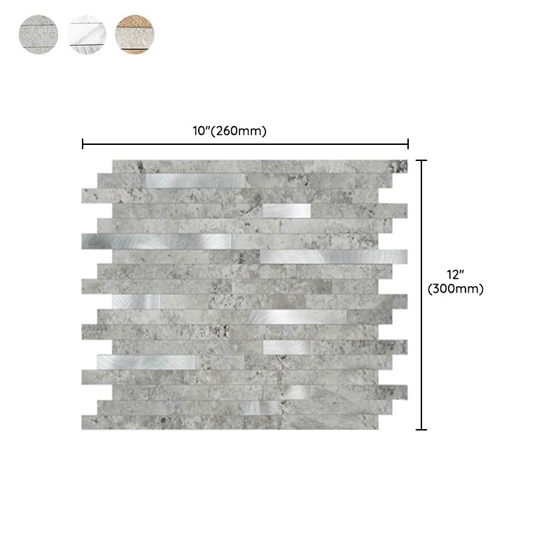 Lisslune | Modern Peel & Stick Subway Tiles Waterproof Peel & Stick Subway Tiles