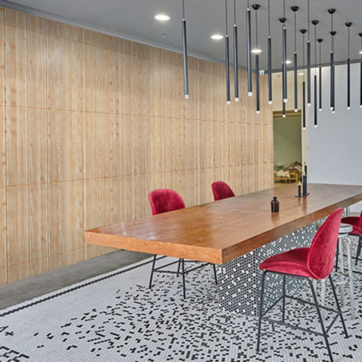Lisslune | Waterproof Wall Paneling Peel and Stick Wood Look Design Wall Paneling