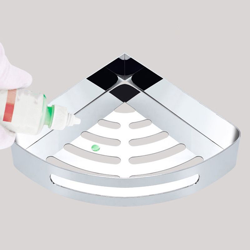 Lisslune | Modern Bathroom Hardware Set Silver Bathroom Shelf Bathroom Hardware Set