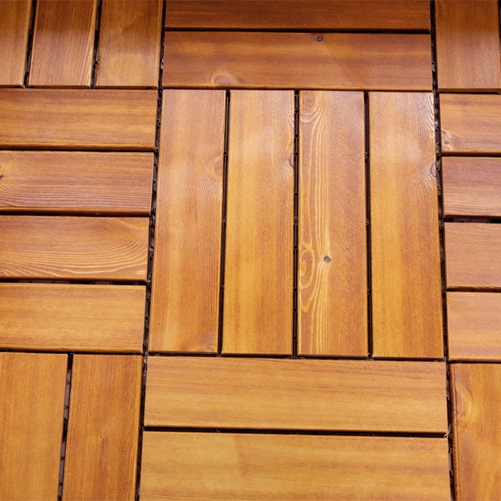 Lisslune | Tradition Wood Tile Waterproof Click Lock Wood Floor for Living Room