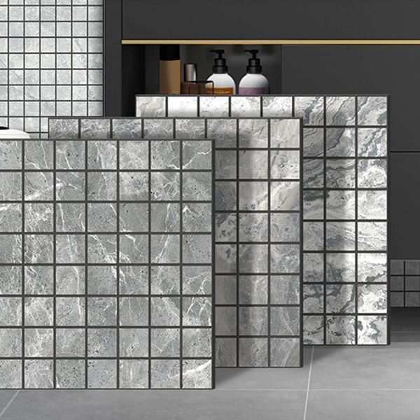 Lisslune | Mosaic Tile Peel and Stick Tile PVC 3D Kitchen Backsplash Peel and Stick Wall Tile