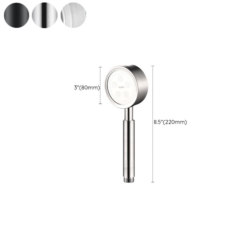 Lisslune | Classic Round Shower Head Metal Standard Handheld Shower Head