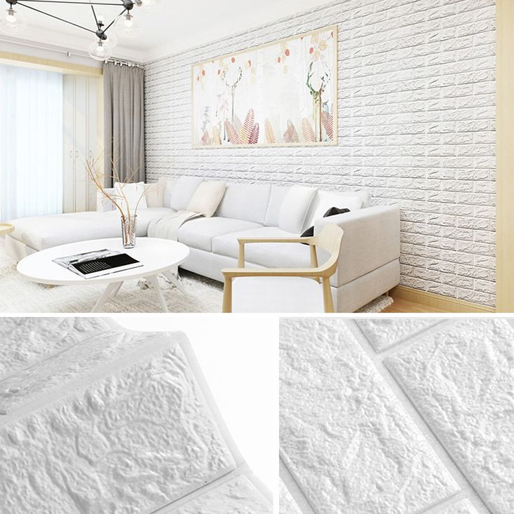 Lisslune | Peel and Stick Tile Plastic Rectangular Subway Tile Kitchen and Bathroom