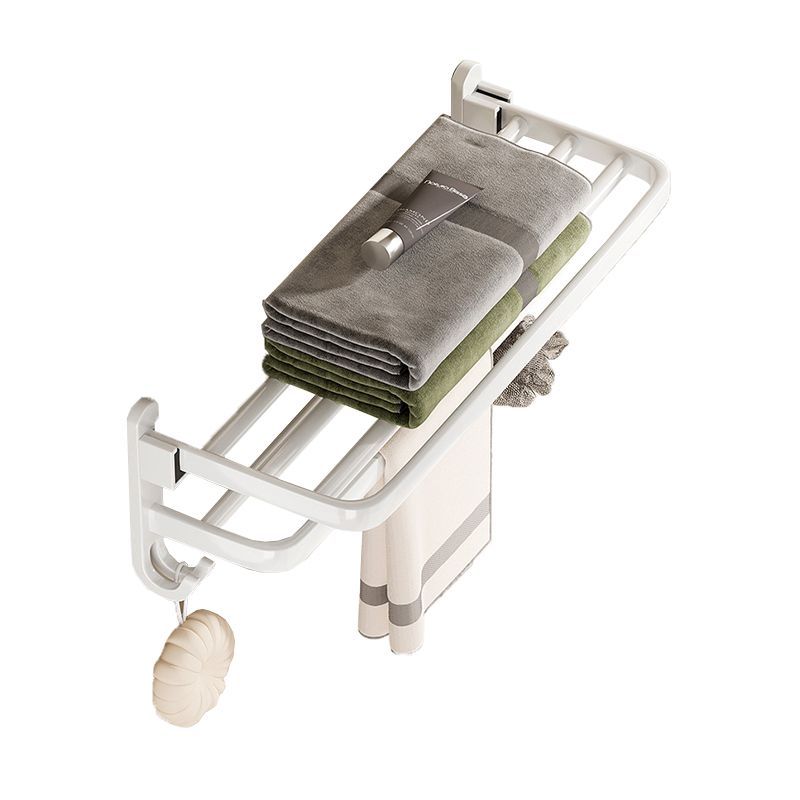 Lisslune | Modern Bathroom Hardware Set Towel Bar White Bathroom Shelf Bathroom Hardware Set