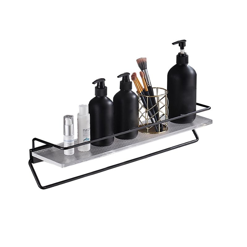 Lisslune | Modern Bathroom Accessory Set Shelf/Towel Holder & Bathrobe Hook included