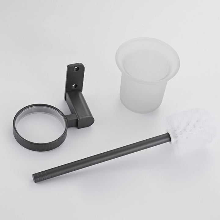 Lisslune | Modern Stainless Steel Towel Ring Bathroom Set Bathroom Shelf Bathroom Accessories Set