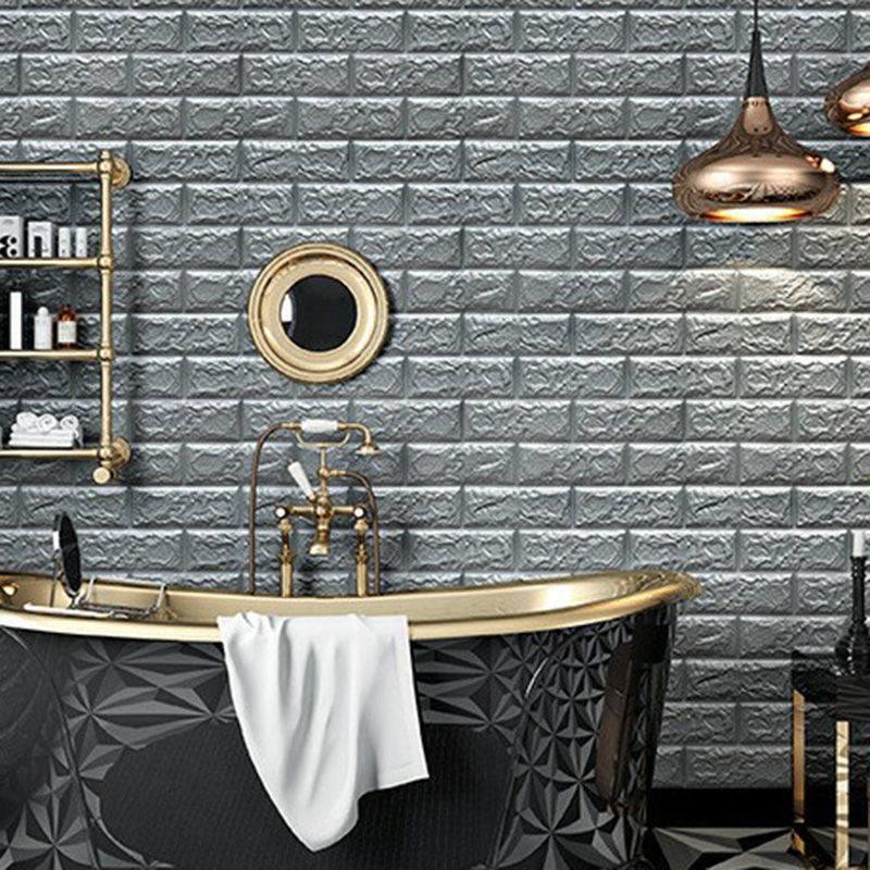 Lisslune | Industrial Wall Plank 3D Print Bedroom Living Room Wall Panels Set of 10