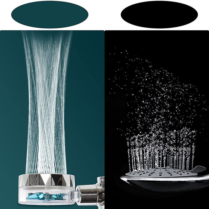 Lisslune | Contemporary Handheld Supercharged Showerhead Round 3 Adjustment Spray Head