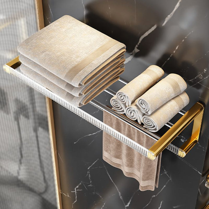 Lisslune | Metal and Acrylic Bathroom Accessory Set Transparent Bathroom Accessories