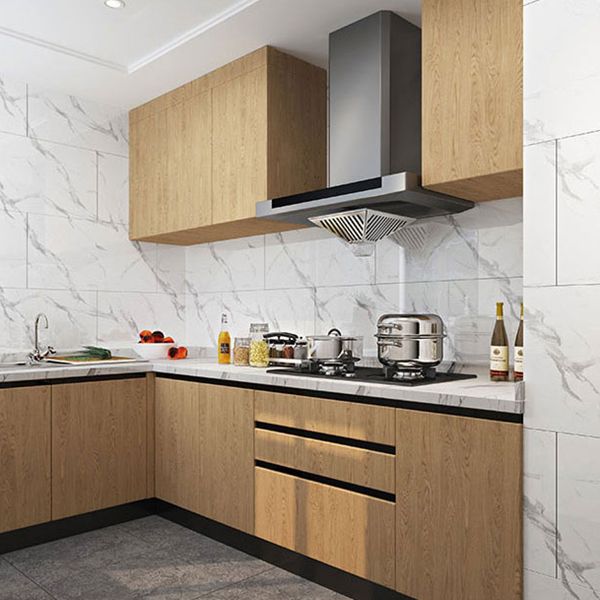Lisslune | PVC Peel and Stick Tile Rectangular Single Tile Wallpaper with Stain Resistant