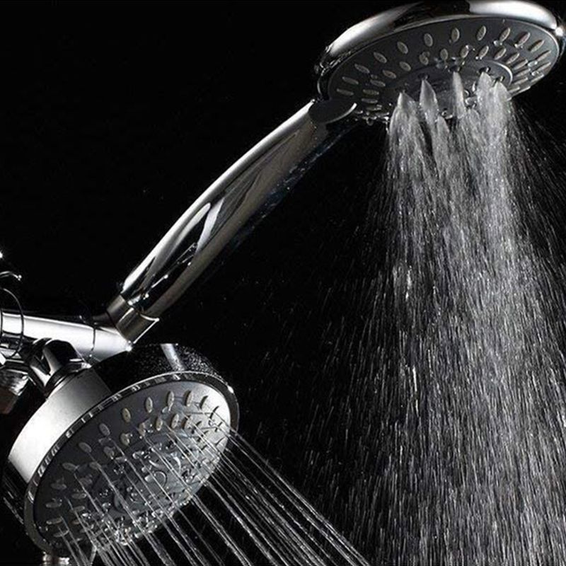 Lisslune | Modern Style Shower Heads Dual Wall Mounted Round Metal Dual Shower