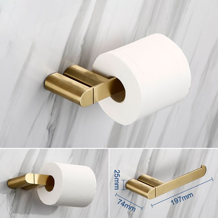 Lisslune | Traditional Style Brass Bathroom Accessories as Single Piece or in Set made of Metal