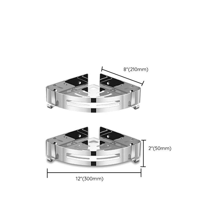 Lisslune | Modern Stainless Steel Bathroom Set Paper Holder Bathroom Shelf Bathroom Accessories