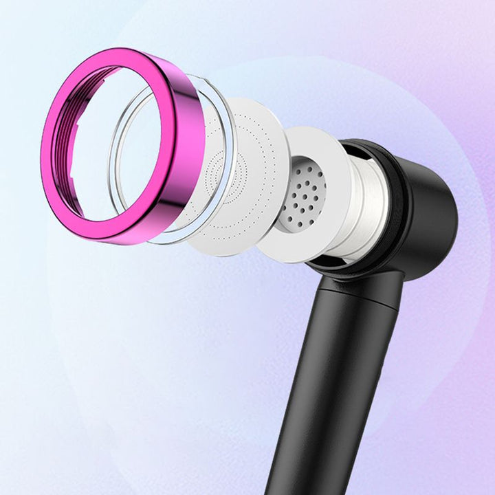 Lisslune | Water filtration shower head standard spray pattern handheld shower head