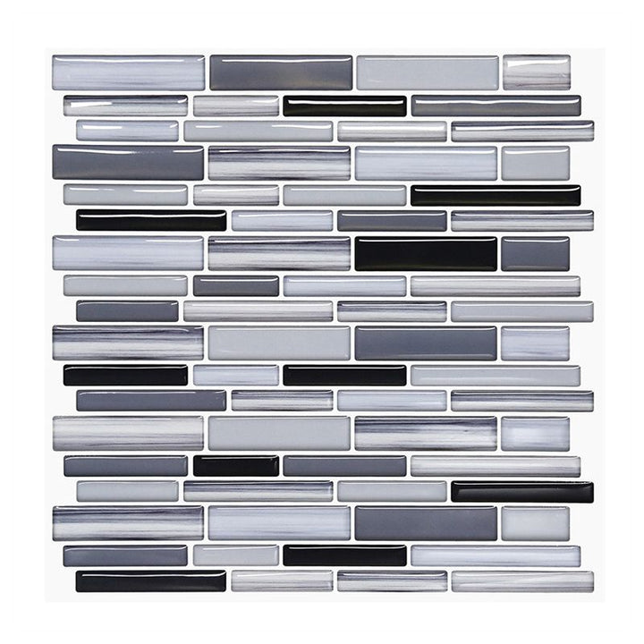 Lisslune | Wall tiles paste wallpaper Floral check pattern wallpaper tile