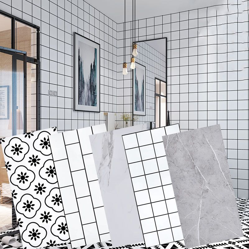Lisslune | Field Tile Peel and Stick Back Plate Plastic Peel and Stick Back Plate with Waterproof