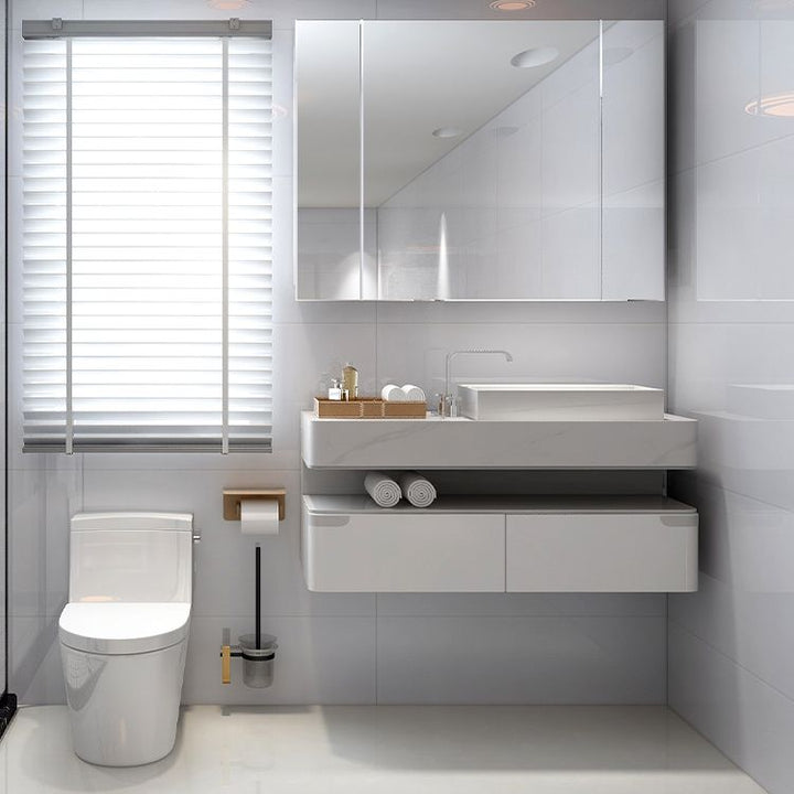 Lisslune | Modern splash guard wallpaper removable and adhesive splash guard tiles for bathrooms